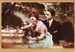 27423 / ⭐ SUZY 659- BONNE ANNEE Couple 1919 à Fernande Et Emma HUGUET Massanes Par Les Tavernes Gard  - New Year