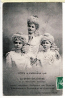 27070 / ⭐ 71-CHÂLON Fêtes Carnaval 1908 Reine Reines Demoiselles HONNEUR Comite Chalonnais Commerce Industrie FAFOURNOUX - Chalon Sur Saone