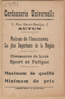 27130 / ⭐ AUTUN 71-Saone Loire CORDONNERIE UNIVERSELLE 2 Rue Saint Saulge Illustration COUSIN De BOBICHE Cppub 1910s - Autun