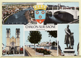 27034 / ⭐ CHALON Sur SAONE Multivues Flamme 16.09.1969 Photo Véritable  COMBIER S.C.1 71-SAONE LOIRE - Chalon Sur Saone