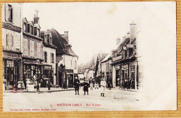27155 / ⭐ ♥️ 71-BOURBON-LANCY Rue SAINT-JEAN St Animation Villageoise Commerces 1900s PERREAU-MANDRILLON 17 - Other & Unclassified