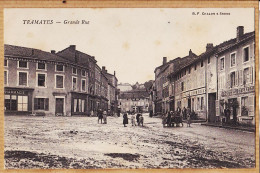 27203 / ⭐ ♥️ Peu Commun 71-TRAMAYES Hotel BRAILLE Hotel Du COMMERCE Pharmacie Grande Rue Villageois 1910s B.F - Other & Unclassified
