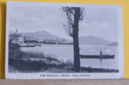 (ARO3) ARONA - SCALO PIROSCAFI - VIAGGIATA IN BUSTA 1920 - Otros & Sin Clasificación