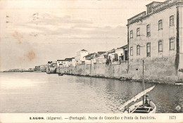 LAGOS, Algarve - Paços Do Concelho E Ponta Da Bandeira  ( 2 Scans ) - Faro