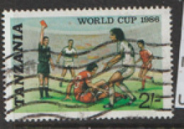 Tanzania   1986   SG 495 World Cup   Fine Used - Tanzania (1964-...)