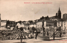 N°3071 W -cpa Baccarat -la Rue Des Ponts Et L'église De Deneuvre- - Baccarat