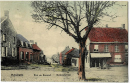 Wytschaete Kemmelstraat Colorée Et Circulée En 1916 - Heuvelland