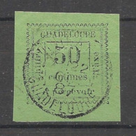 GUADELOUPE - 1884 - Taxe TT N°YT. 12 - 50c Vert - Oblitéré / Used - Gebruikt