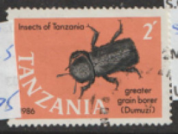 Tanzania   1987   SG 523  Insects    Fine Used - Tanzania (1964-...)