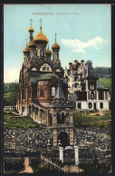 AK Karlsbad, Blick Auf Die Russische Kirche  - Czech Republic