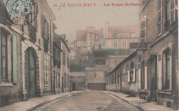 CPA  LE MANS - Le Vieux-mans - Les Fossés St-Pierre - 1905 - Couleur - Le Mans