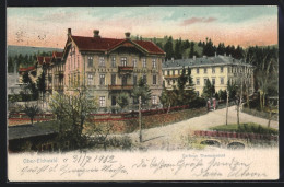 AK Ober-Eichwald, Kurhaus Theresienbad  - Czech Republic