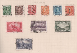 *** Canada, Used, 1935, Michel 184 - 193, 194 Is Missing For Full Set - Oblitérés