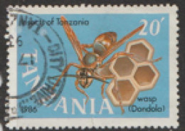 Tanzania   1987   SG 525  20s  Insects    Fine Used - Tanzania (1964-...)