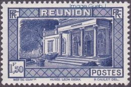 Réunion N° 142 ** Vue -> Musée Léon Dierx à Saint Denis Le 1fr50 Outremer - Unused Stamps