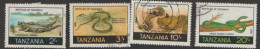 Tanzania   1987   SG 527-31  Reptiles  Fine Used - Tansania (1964-...)
