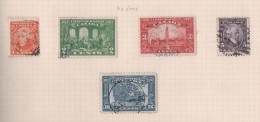 Canada, Used, 1927, Michel 118 - 122 - Used Stamps