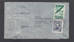 LETTRE PAR AVION, VIA CONDOR - LATI, DE BUENOS AIRES POUR LEIPZIG,OUVERTE PAR LA CENSURE ALLEMANDE OKW, 1940. - Airmail