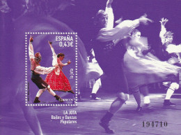 ESPAGNE - BLOC N°180 ** (2009) Danses - Blocks & Kleinbögen