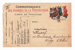 WW1 Carte 1915 Première Guerre Mondiale 104e Régiment Zouaves Secteur Postal 132 Gamelon - Oorlog 1914-18