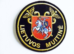 Patch Patches From Lithuania Custom Lithuania Customs Animals Snakes Horse Coat Of Arms - Escudos En Tela