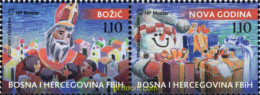 698783 MNH BOSNIA-HERZEGOVINA. Adm Croata 2022 NAVIDAD - Bosnia Erzegovina