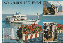 CPSM SOUVENIR DU LAC LEMAN - Genève