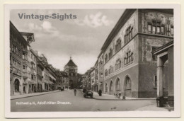 Rottweil Am Neckar: Adolf Hitler Strasse (Vintage RPPC 1930s/1940s) - Rottweil