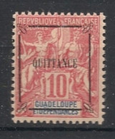 GUADELOUPE - Quittance - Type Groupe 10c Rose - Neuf Luxe ** / MNH / Postfrisch - Nuevos