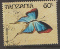 Tanzania   1988   SG 601  Butterfly  Fine Used - Tansania (1964-...)