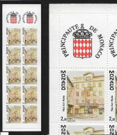 Monaco 1989. Carnet N°4, N°1670 Vues Du Vieux Monaco-ville. - Neufs