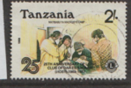 Tanzania   1988   SG 611  Lions Club   Fine Used - Tanzania (1964-...)