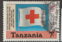 Tanzania   1988   SG 618  Red Cross    Fine Used - Tansania (1964-...)