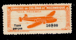 ! ! Mozambique - 1947 Air Mail 50$00 - Af. CA 23 - MH - Mosambik