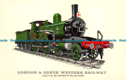 R070567 London And South Western Railway. Class T3 No 563 Designed By William Ad - Autres & Non Classés