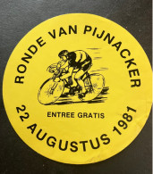 Pijnacker - Sticker - Cyclisme - Ciclismo -wielrennen - Radsport