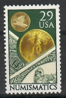 United States Of America 1991 Mi 2161 MNH  (ZS1 USA2161) - Monnaies