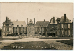 SAINT CHERON - Carte Photo Légendée - Château De Bâville - Saint Cheron