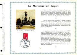 Rare Feuillet PAC (précurseur De CEF) De 1971 - LA MARIANNE De BEQUET (0,50) - 1970-1979