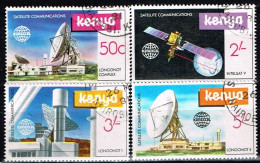 KENYA / Oblitérés/Used / 1981 - Communications Par Satellites - Kenya (1963-...)