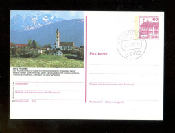 "BUNDESREPUBLIK DEUTSCHLAND" 1987, Bildpostkarte Mit Bildgleichem Stempel Ex "PFRONTEN" (L2022) - Cartoline Illustrate - Usati