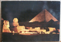 GISEH GIZA SON ET LUMIERE SOUND AND LIGHT TIMBRE EGYPT 25 P AU VERSO - Guiza