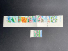 Timbre Japon 2006 Bande De Timbre/stamp Strip Fleur Flower N°3820 à 3825 Neuf ** - Verzamelingen & Reeksen