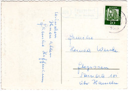 BRD 1959, Landpost Stpl. 20a FEGGENDORF über Hameln Auf Karte M. 10 Pf. - Collections