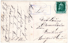 Bayern 1911, Posthilfstelle UNTERGRIES Taxe Bad Tölz Auf Karte M. 5 Pf. - Cartas & Documentos