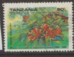 Tanzania   1990   SG 741   Clove Industry  Fine Used - Tanzania (1964-...)
