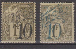 Nouvelle Calédonie N° 39 Et 40 Avec Charnières - Unused Stamps