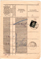 DDR 1950, EF 60 Pf. F. Gebühren Auf Seite Eines Posteinlieferungsbuches V. Loitz - Cartas & Documentos
