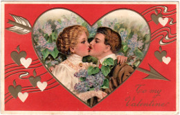 To My Valentine, 1911 Gebr. Präge-Farb-AK - Other & Unclassified