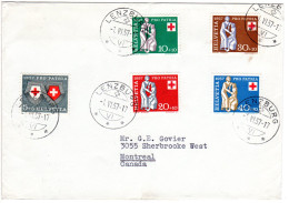 Schweiz, Pro Patria 1957 Auf FDC V. Bern N.Kanada - Andere & Zonder Classificatie